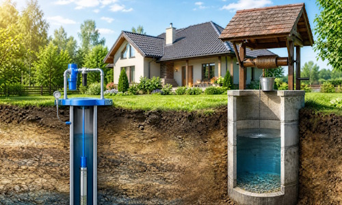 Автономное водоснабжение загородного дома Муром: скважина или колодец 